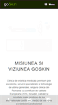 Mobile Screenshot of goskin.ro