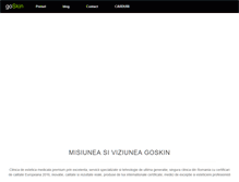 Tablet Screenshot of goskin.ro